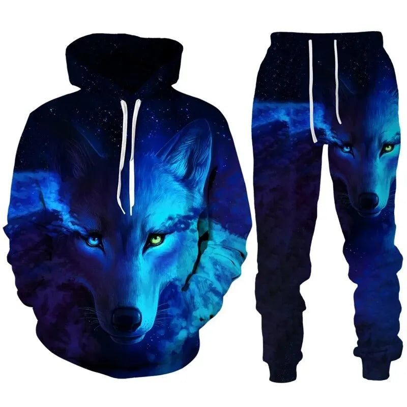 Men’s 3D Skull Print Pullover Hoodie