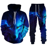 Men’s 3D Skull Print Pullover Hoodie