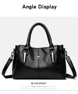 Genuine 3 Layers High Quality Soft Leather Ladies Shoulder Crossbody Bags for Women Luxury Handbags Women Bags Designer