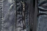 Men's USA-Made Slim Fit Denim Zipper Jacket | Autumn & Winter Casual Coat