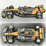 2026 NEW Technical Classic Performance 1675Pcs Orange Super Sports Car Building Blocks MOC DIY Assembly Model Set Boys Toy Gifts