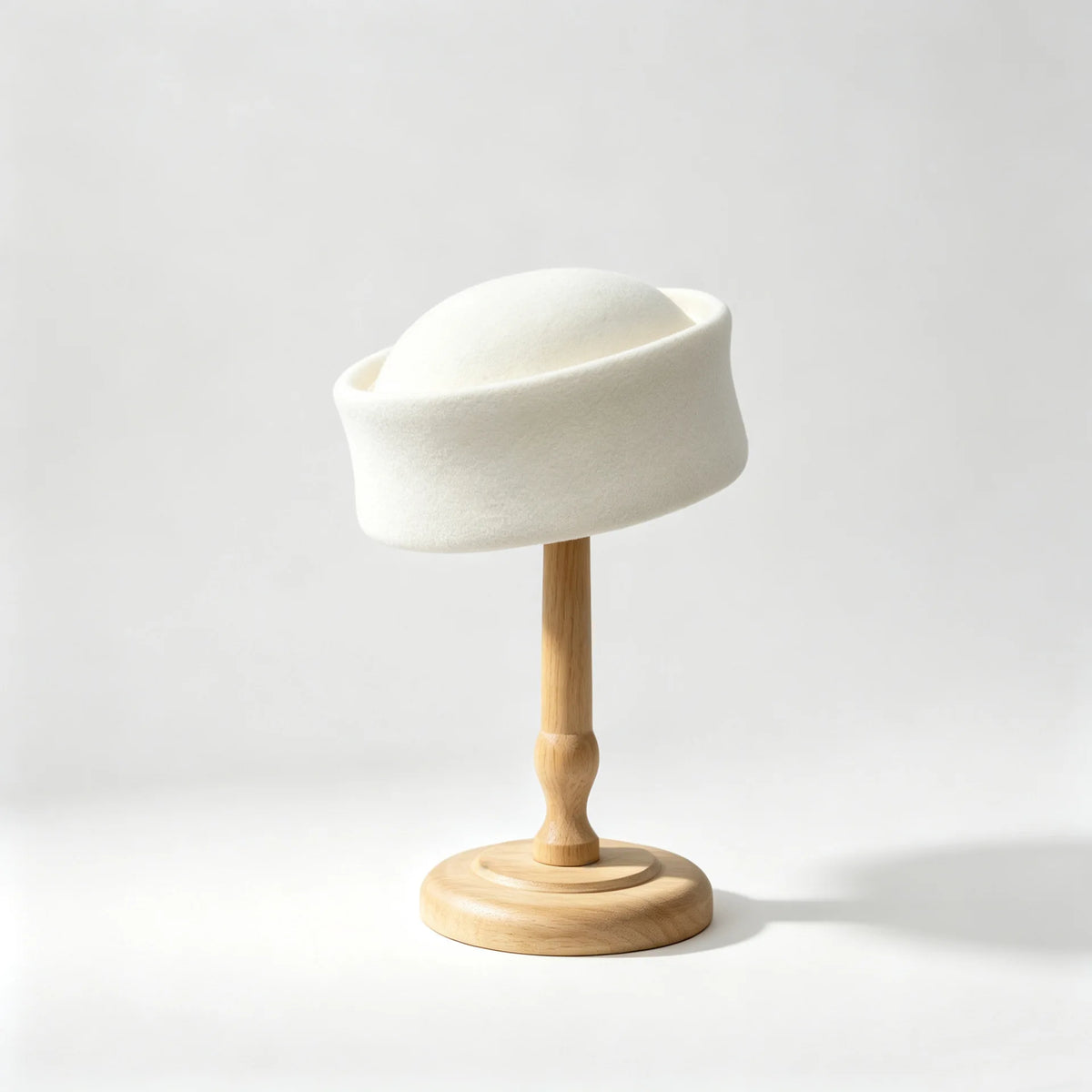 Women's Wool Felt Pillbox Beret Hat
