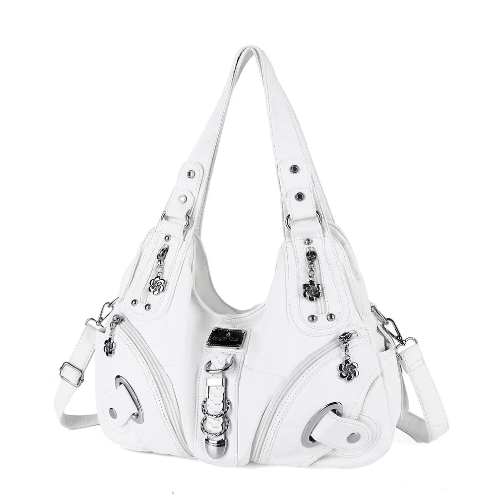 Vintage Women Handbags Fashion Shoulder Bag Large Tote Top-handle Shopping Pack Multifunctional Satchel Lady Hobos Purse