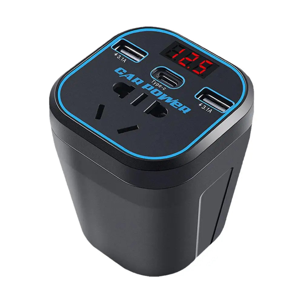 200W Car Power Inverter with USB-C Fast Charging