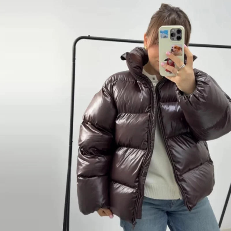 Women’s Hooded Puffy Cotton Jacket