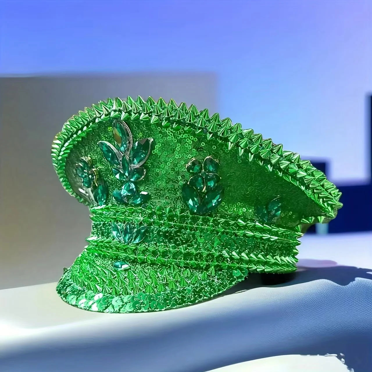 Rhinestone Captain Hat | Festival & Masquerade Cap