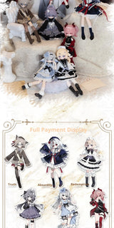 Meki Final Blessing Series 1/8 BJD Blind Box Mystery Box Toys Cute Action Anime Figure Kawaii Model Gift