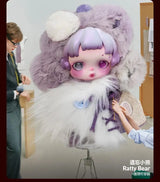 Authentic POPMART SKULLPANDA Sleepless Theater Key chain Blind Box SP The third generation Light Weaving Garden Blind Box xmas