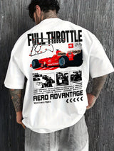 Unisex Formula Racing Cotton T-Shirt | Loose Fit