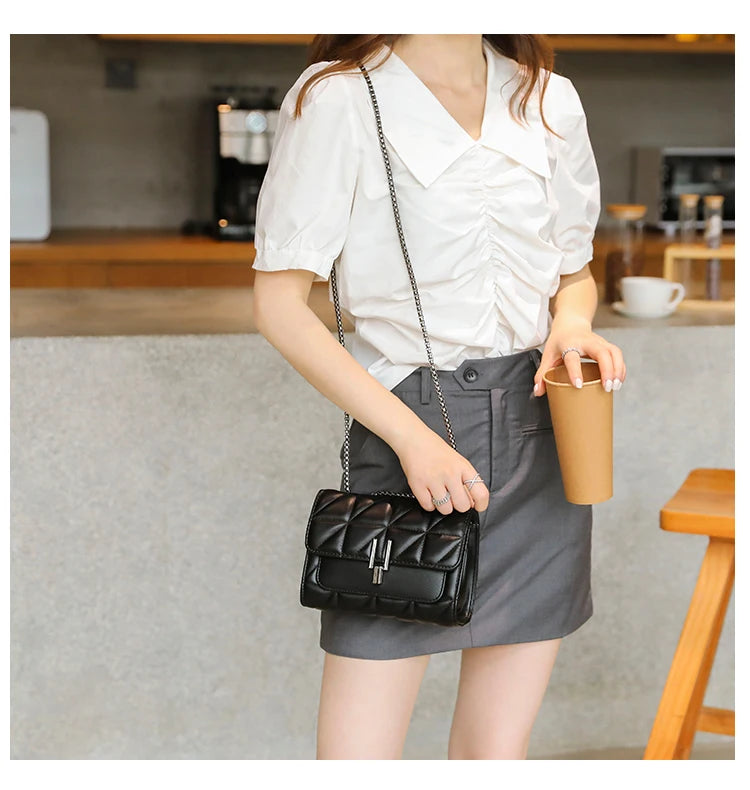Women's PU Leather Crossbody Shoulder Bag