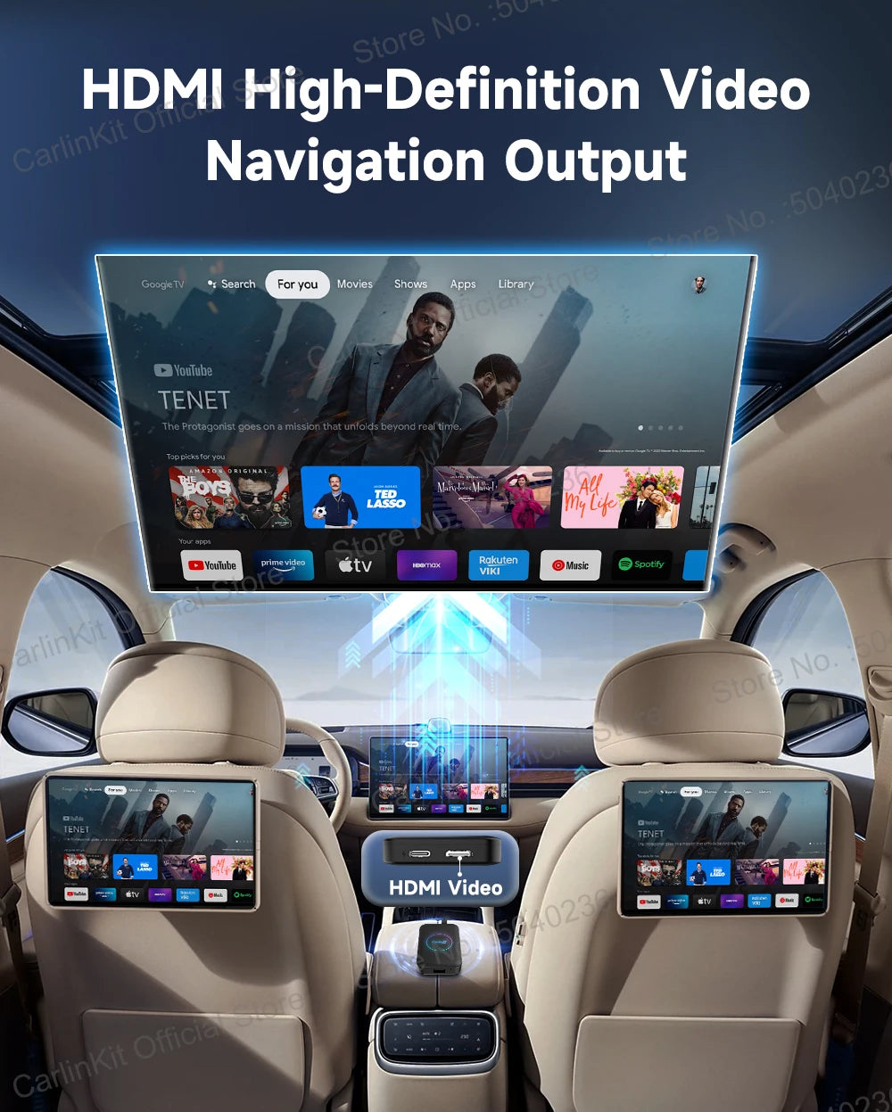 Carlinkit 5-in-1 Wireless CarPlay & Android Auto AI Box