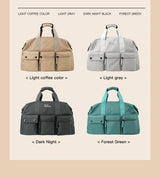 Flower Princess Traveler's Short Distance Travel Bag Crossbody Large Capacity Multi Layer Fashion Luggage Bag for Men and Women
