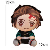 20cm Hot Japan Demon Slayer Plush Dolls Lovely Anime Kimetsu No Yaiba Kamado Tanjirou Nezuko Zenitsu Kyoujurou Toys Kids Gifts