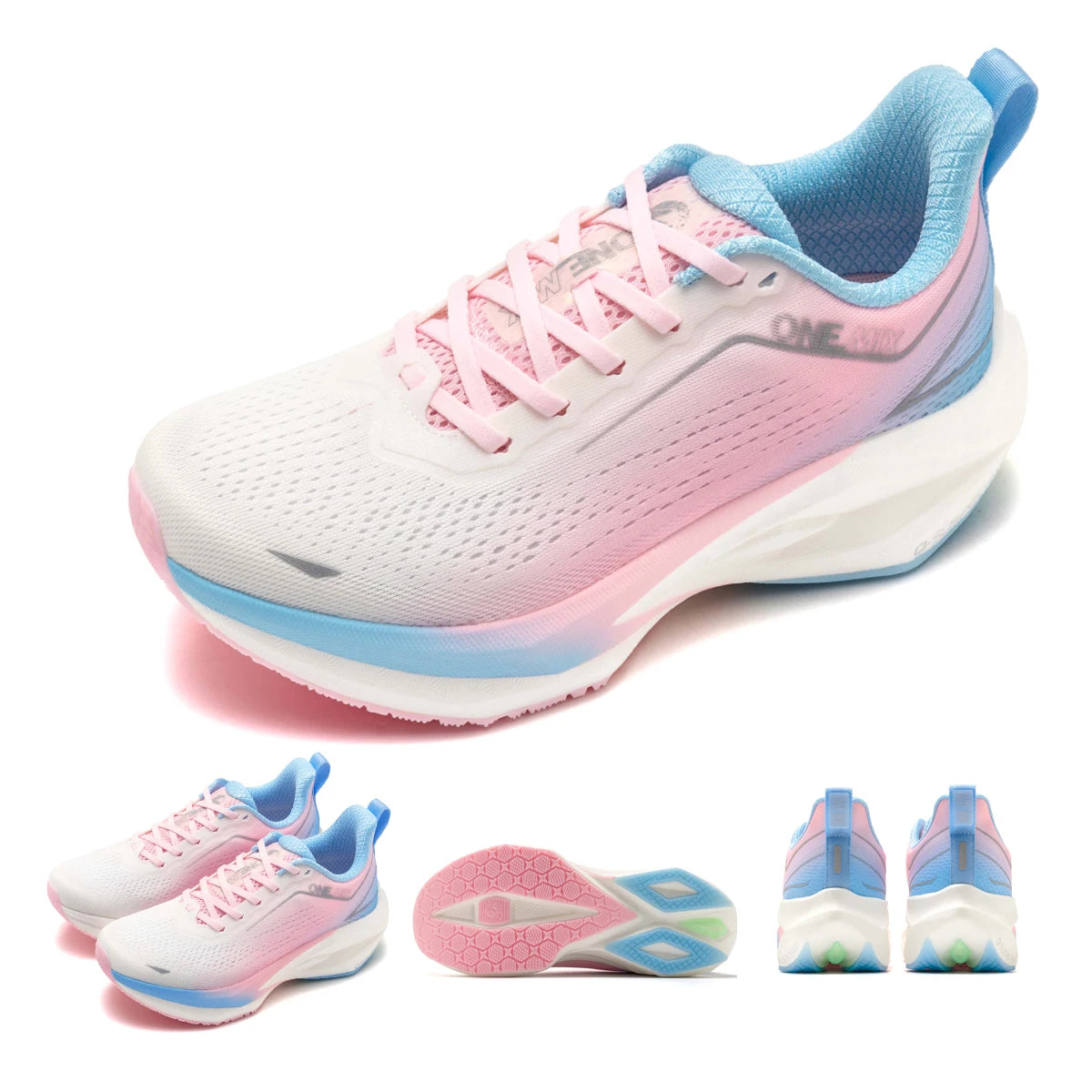 ONEMIX Outdoor Jogging Running Shoes for Men Super Light Outdoor Athletic  Sneakers Elevator Antislip Walking Shoes Female
