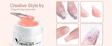 VENALISA Jelly Gel Large Volume 1L Jelly Nude Collection Not Burning Soak Off UV LED Soft Extension Gel Nail Gel Nail Manicure