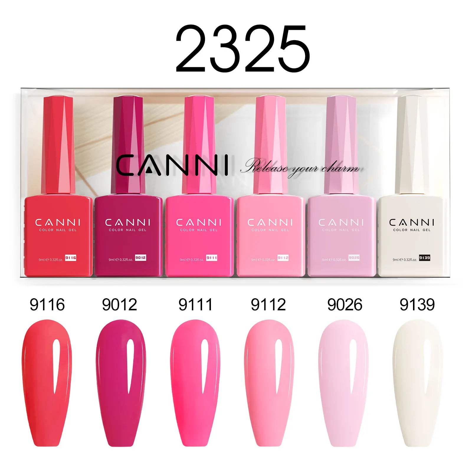 CANNI HEMA-Free Gel Polish Kit | Jelly, Nude & Rubber Base