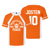 Cosplay The Foxhole Court Palmetto State Foxes Lacrosse Jersey WILDS MINYARD JOSTEN Short Sleeve T Shirt for Men Boy Oversized