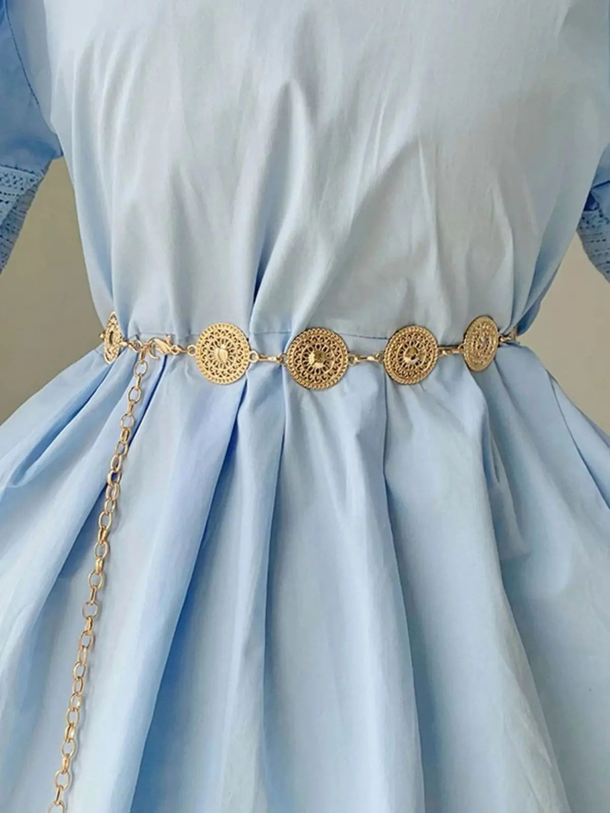 Women’s Steampunk Hollow-Out Circle Waist Chain