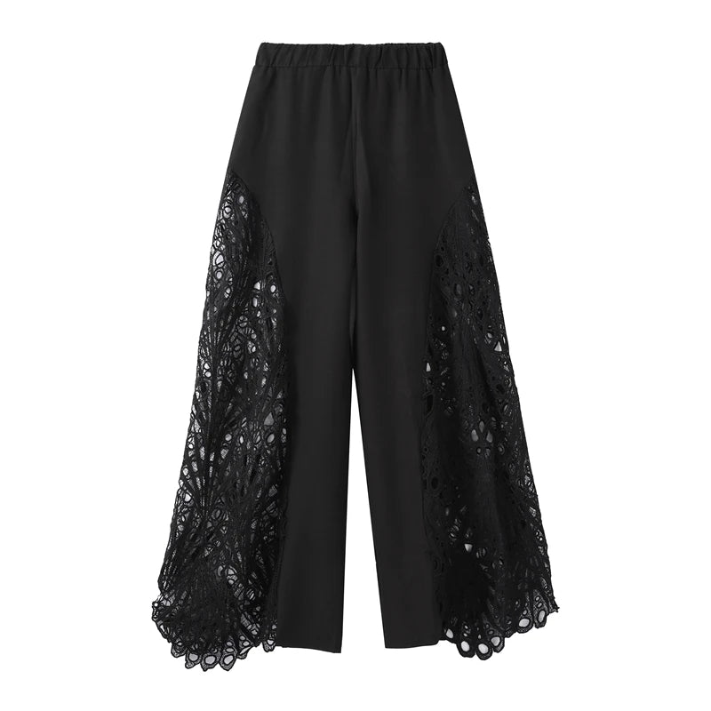 Strapless Eyelet Two-Piece Set