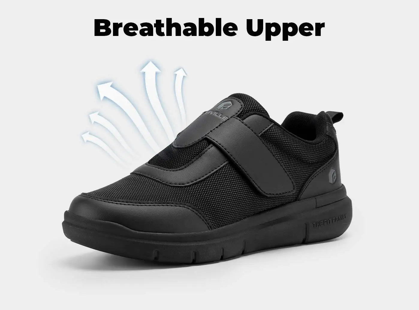 FitVille Diabetic Shoes Mens Extra Wide Width for Swollen Feet Neuropathy Diabetic Pain Relief Lightweight Walking Casual Shoes