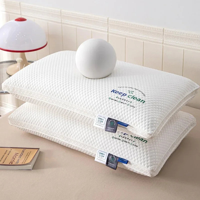 3D Neck Pillow with High Elasticity and Non Collapse Soft Neck Protection Single Person Sleeping Pillow Hotel Home Bedding
