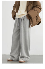 Women's High-Waisted Drawstring Wide-Leg Pants