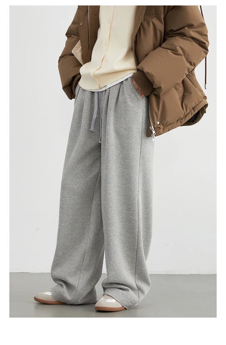 Women's High-Waisted Drawstring Wide-Leg Pants