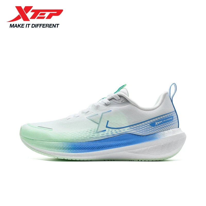 Xtep Kunpeng Running Shoes for Men 2025 Summer Shock-absorbing Rebound Lightweight Breathable Mesh Sport Shoes 875219110025