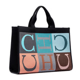 CHCH Women's Tote Bag New Letter Eco friendly Large Capacity Handbag Mommy Shopping Bag 42 * 12 * 31cm