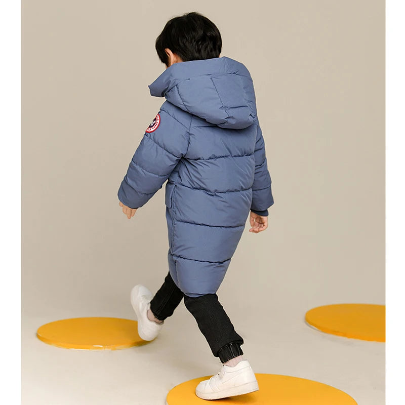Boys’ Winter Long-Hooded Parka