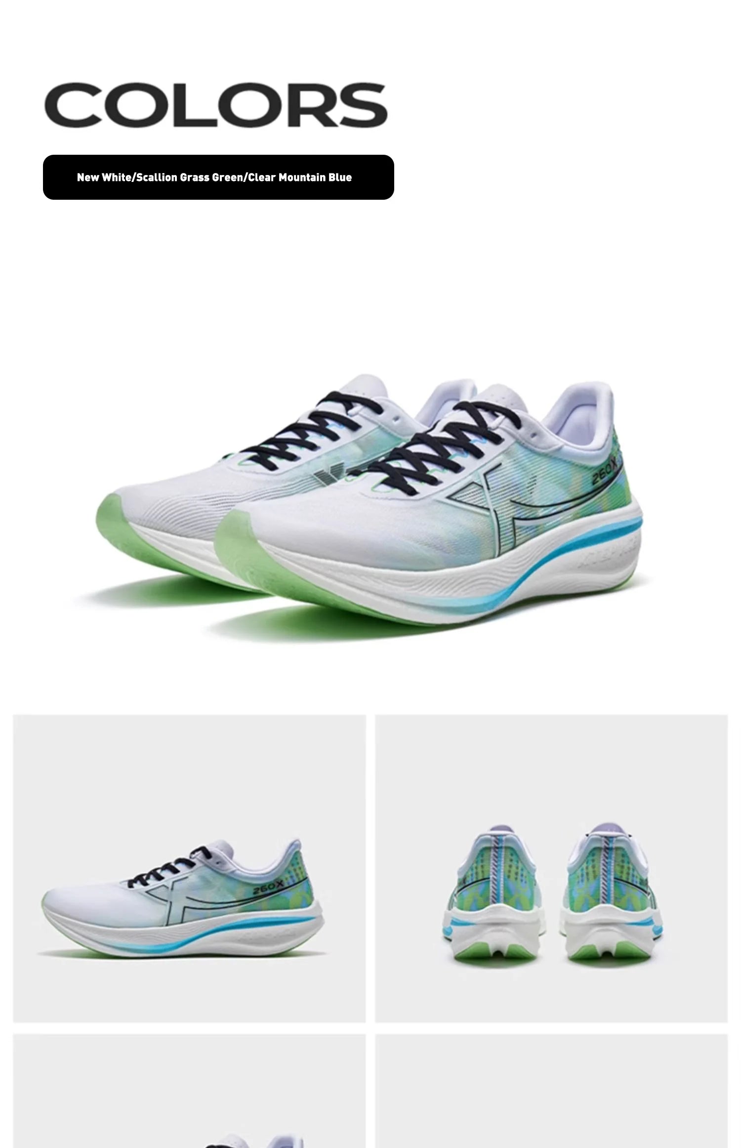 Xtep 260X Running Shoes For Men  Spring Lightweight Men's Sports Shoes Sweat-Absorbing Outdoor Cushion Sneakers 976119110053