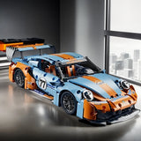 City technological 911 Compete Speed Race Car RC Building Block Famous Supercar Drift Racing Brick  Festival Toys Gifts