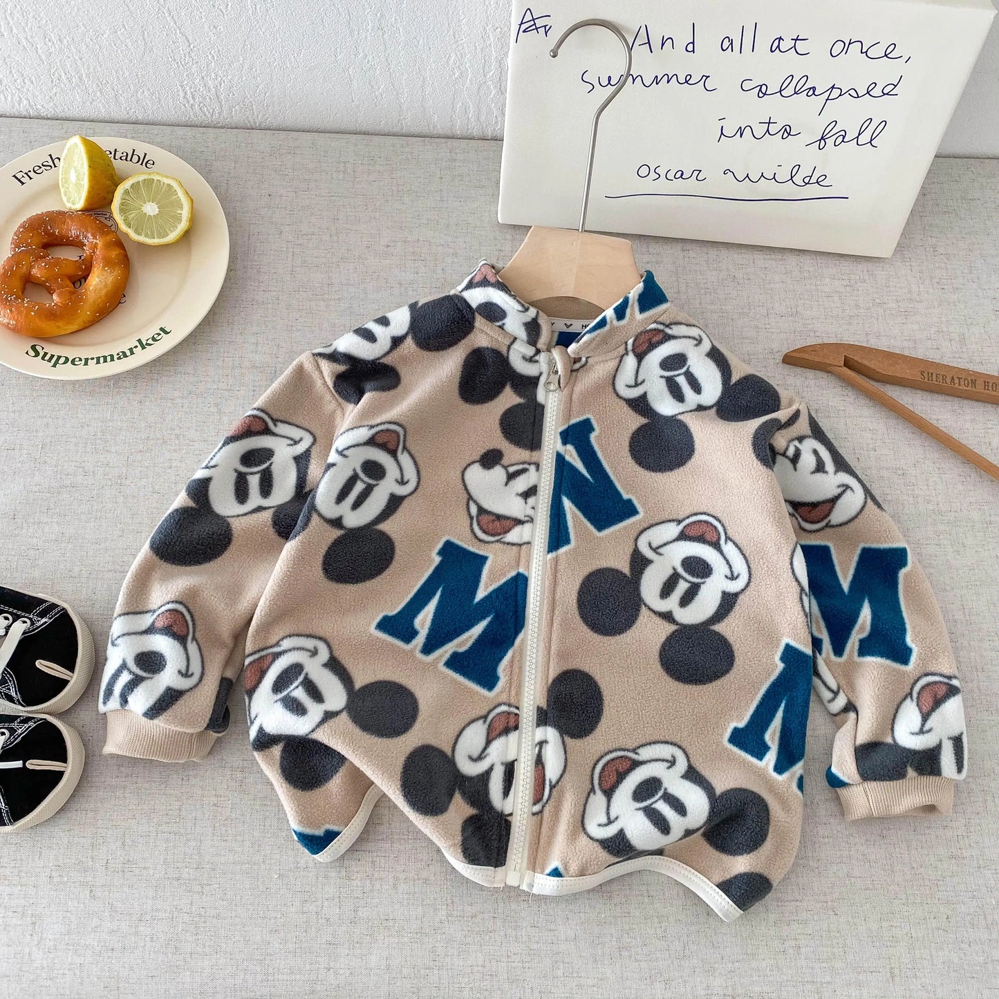 Mickey Print Kids' Lightweight Jacket