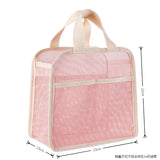 Large Mesh Makeup Bag for Women Portable Breathable Cosmetic Organizer Bag Travel Makeup Pouch with Simple Design
