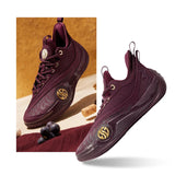 361 Degrees ZEN VI PRM Men's Basketball Sports Shoes Middle-Top Combat Wear-Resistant Non-Slip Support Sneakers Male 672431102