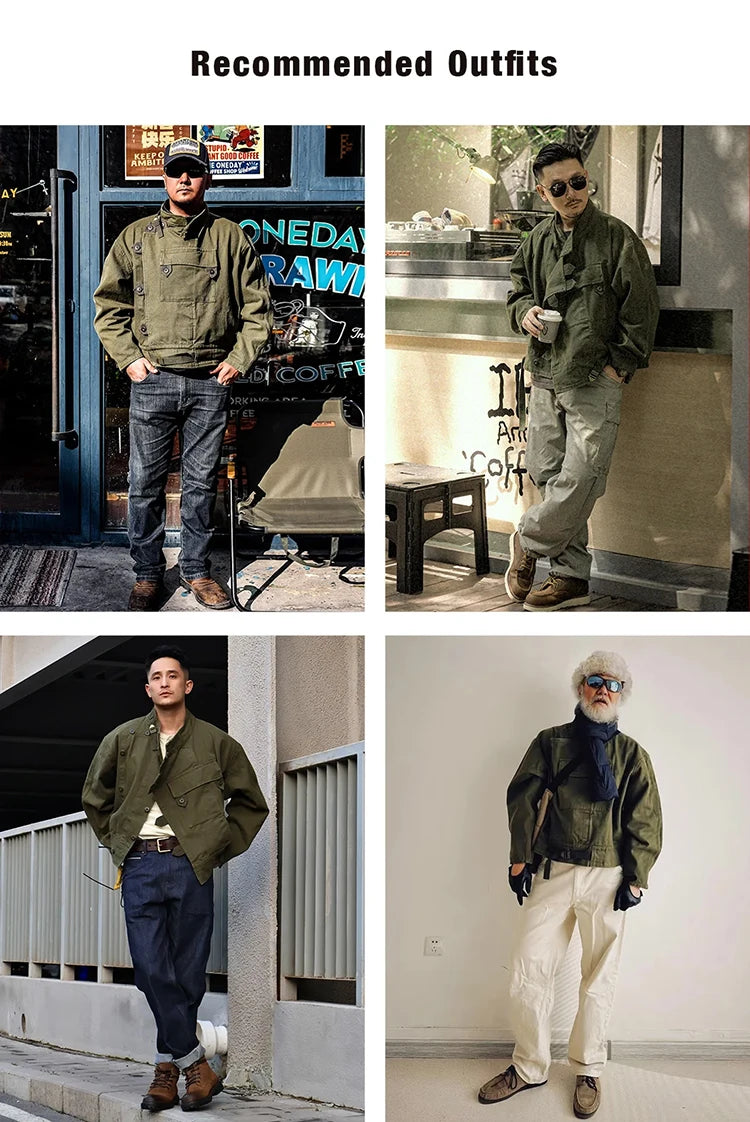 Swedish Dispatch Rider Jacket – Men's Vintage Canvas Coat