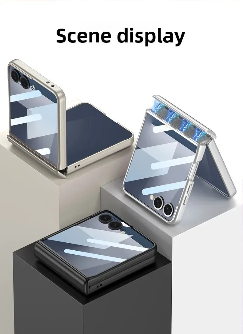 Samsung Galaxy Z Flip Magnetic Case with Hinge Protection