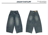 Men's Vintage Wide-Leg Denim Jeans | Relaxed Streetwear Fit