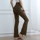 High-Waist Seamless Flare Yoga Pants