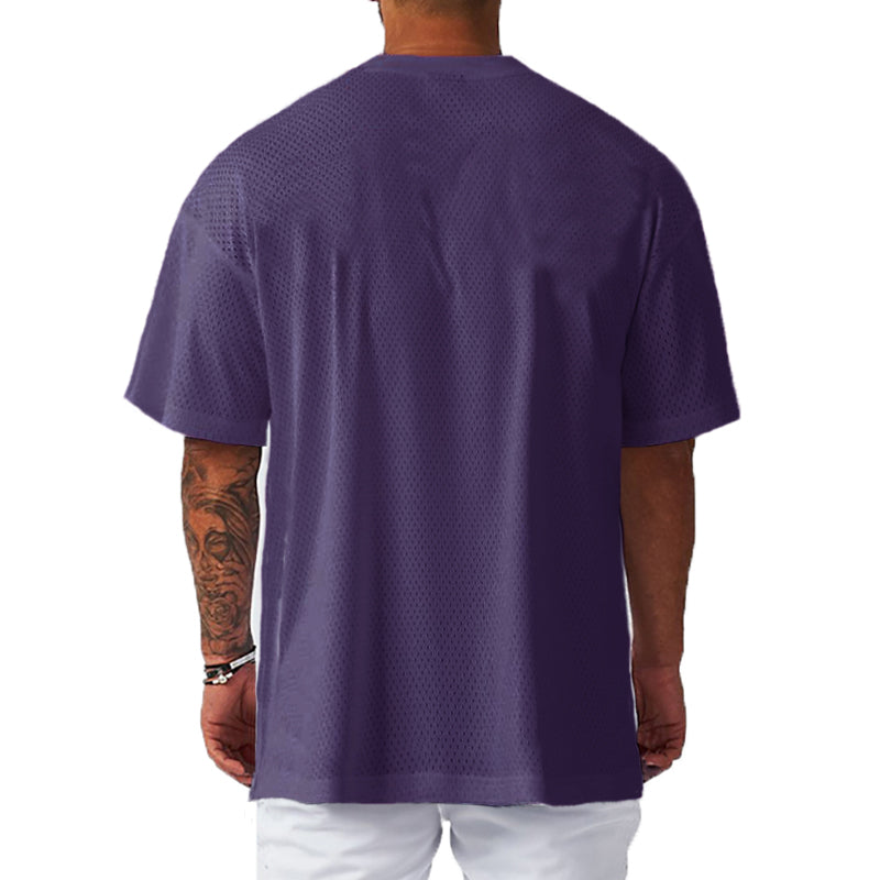 Men’s Quick-Dry Oversized Mesh Sport Tee