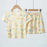 CHILDREN'S Clothing Short Sleeve Shorts 2-piece Suit
