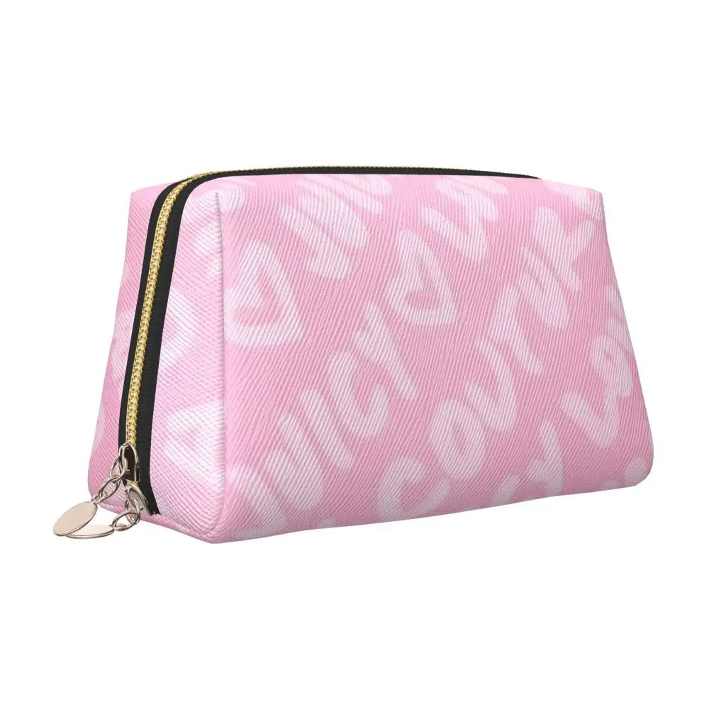 J-Juicy-C-Couture Makeup Bag Zipper Pouch Travel Cosmetic Bags Large Leather Portable Cosmetic Bag for Women
