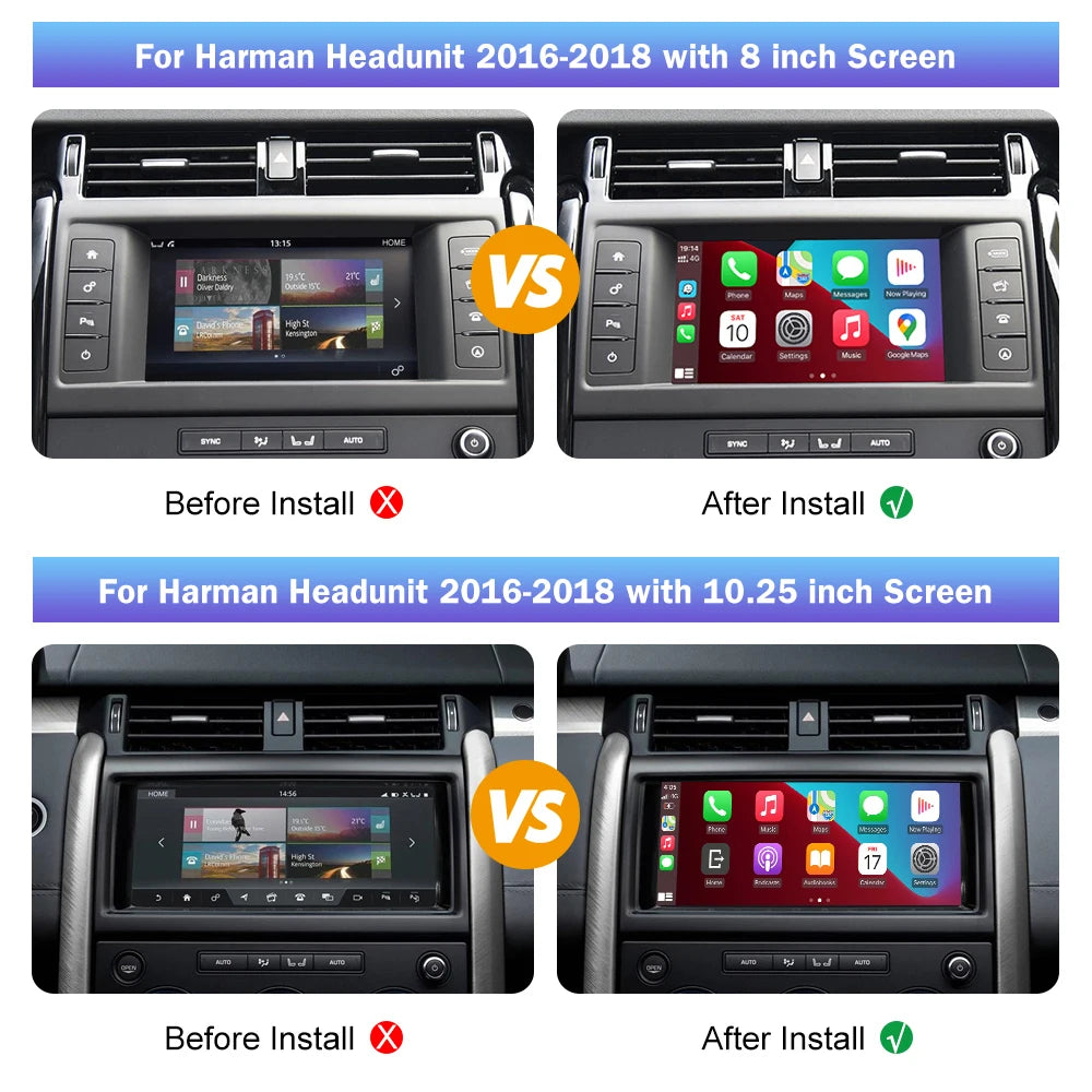 Wireless CarPlay & Android Auto for Land Rover & Jaguar