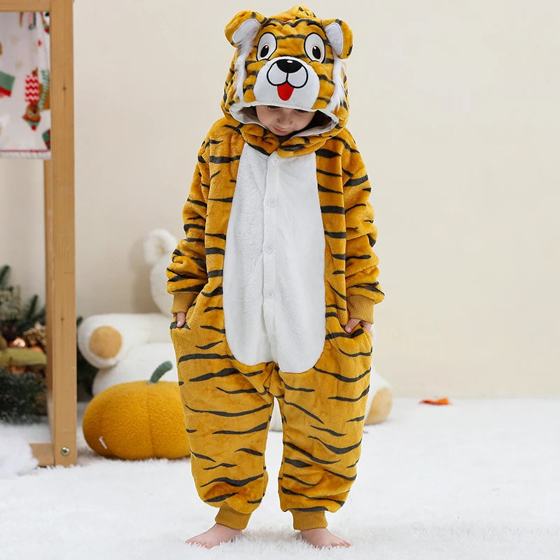 Kids' Capybara Flannel Onesie