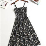 Summer Chiffon Spaghetti Strap Mini Dress