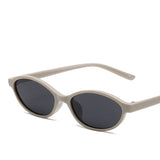 Vintage Small Frame Oval Sunglasses – Black Round Designer Style, Unisex Cool Eyewear for Men & Women, Fashion Circular UV Sun Glasses