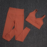 TRY TO BN Gym Sets Woman 2 Piece Sports Bra High Waisted Leggings Fitness Sportswear Women's Tracksuit Yoga Wear Workout Clothes