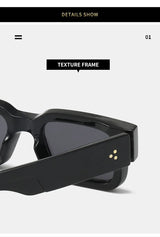 Retro Square Sunglasses – UV400 Luxury Shades