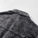Washed Heavyweight Denim Jacket – Vintage Workwear