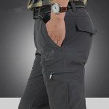 Men's Winter Fleece Straight-Leg Cargo Pants